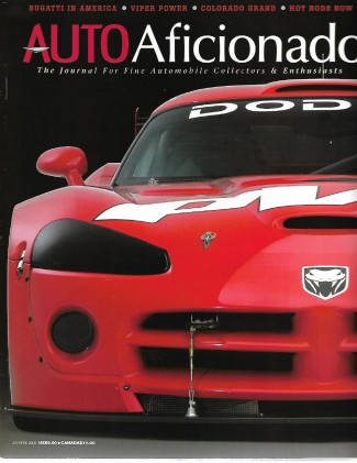 AUTO AFICIONADO 2006 JAN/FEB - BUGATTI, VIPERS, COLORADO GRAND